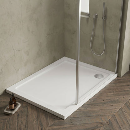 [BETR007] Balterley Shower Tray Modern Rectangular 40mm Profile Slimline, White or Grey - Multiple Sizes Available - Silo