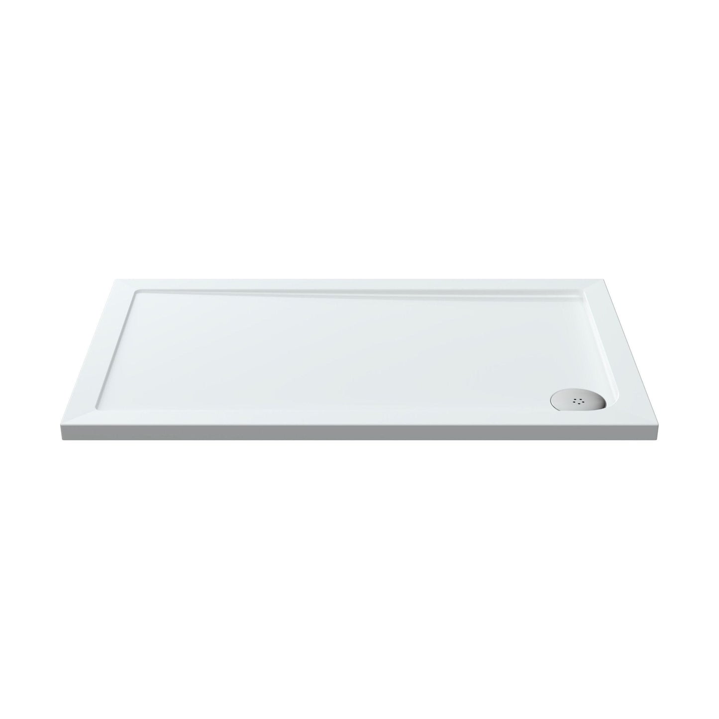 [BETR011] Balterley Shower Tray Modern Rectangular 40mm Profile Slimline, White or Grey - Multiple Sizes Available - Cutout