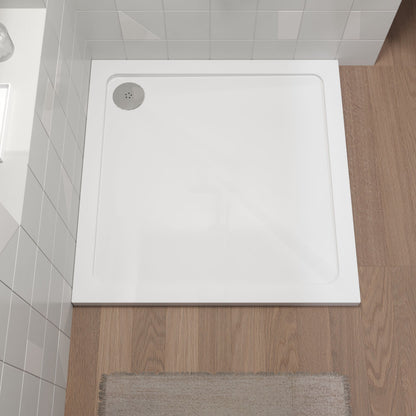 [BETR015] Balterley Shower Tray Modern Square, 40mm Profile - Choice of Size and Colour - Lifestyle 2