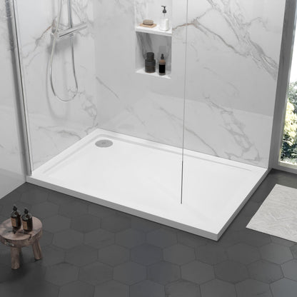 [BETR019] Balterley Shower Tray Modern Rectangular 40mm Profile Slimline, White or Grey - Multiple Sizes Available - Lifestyle 1