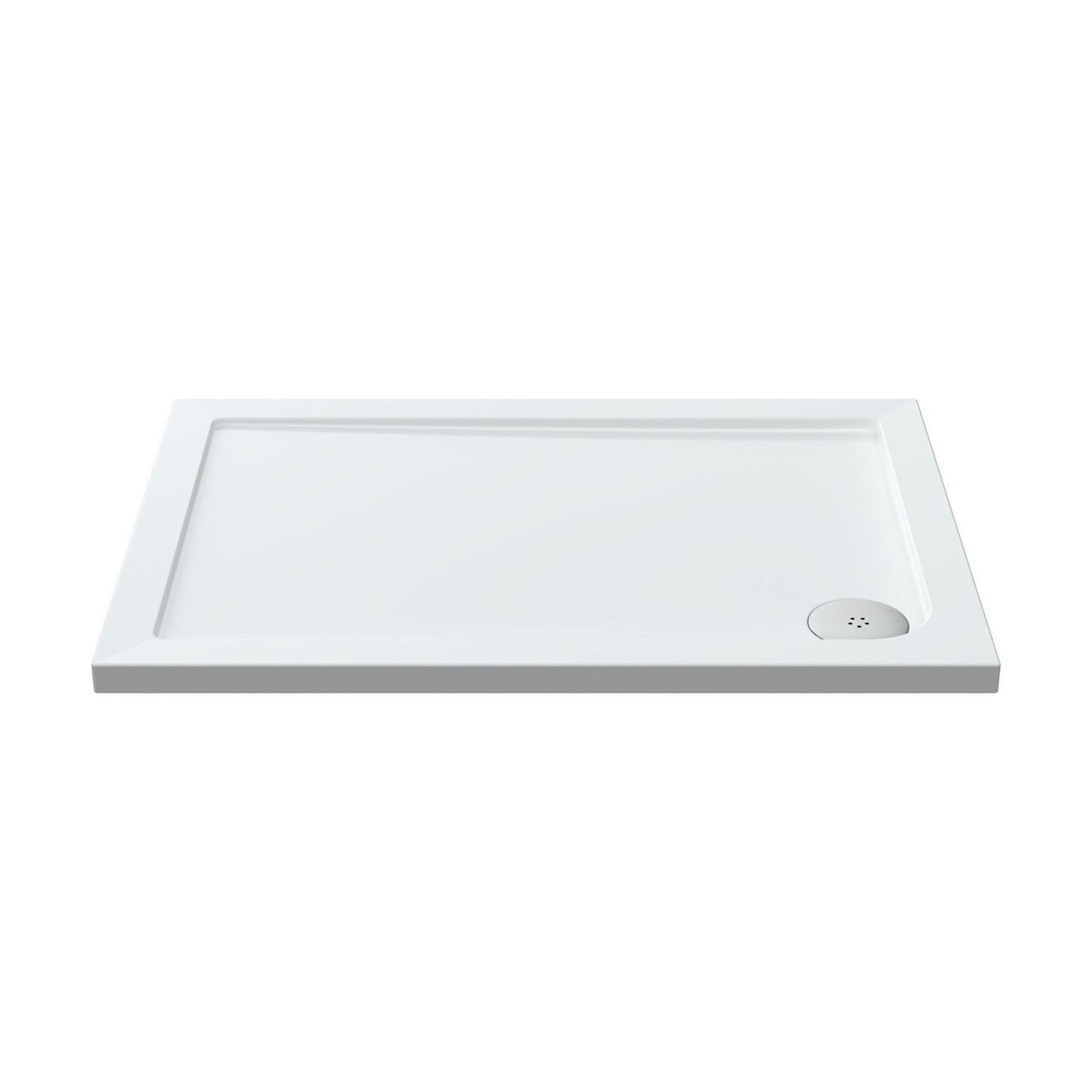[BETR021] Balterley Shower Tray Modern Rectangular 40mm Profile Slimline, White or Grey - Multiple Sizes Available - Cutout