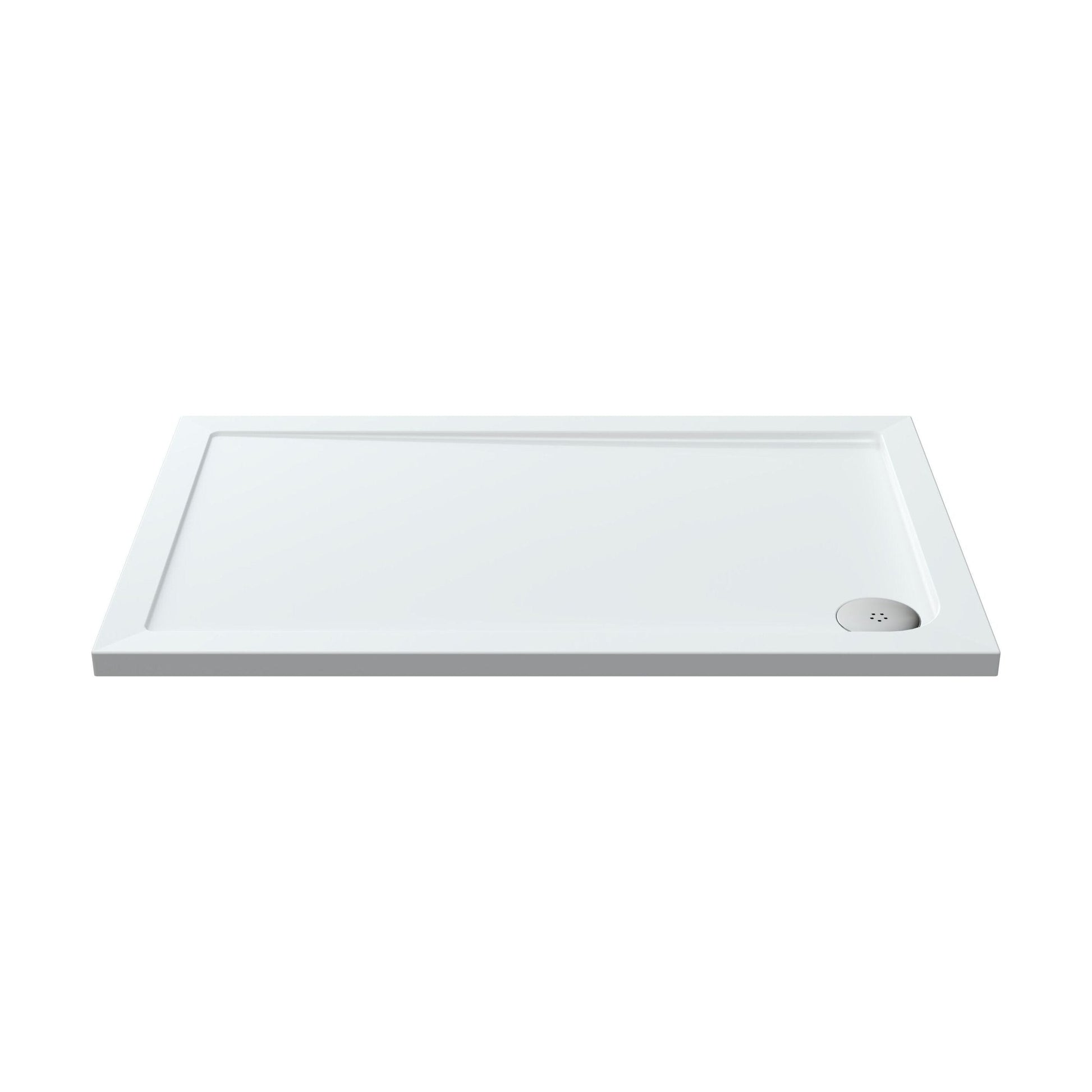 [BETR022] Balterley Shower Tray Modern Rectangular 40mm Profile Slimline, White or Grey - Multiple Sizes Available - Cutout