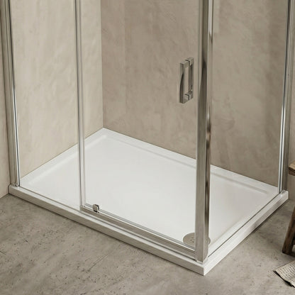 [BETR022] Premium Rectangular Shower Tray, 40mm Profile, White - Choice of Size - Silo