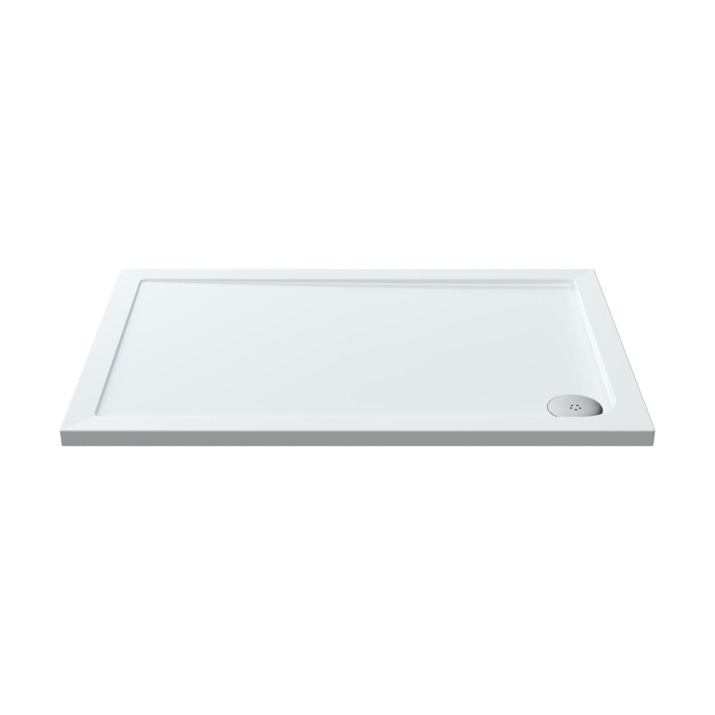 [BETR023] Balterley Shower Tray Modern Rectangular 40mm Profile Slimline, White or Grey - Multiple Sizes Available - Cutout