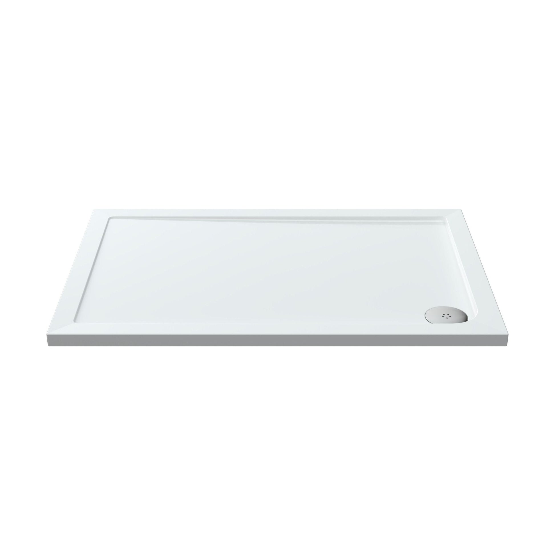[BETR023] Balterley Shower Tray Modern Rectangular 40mm Profile Slimline, White or Grey - Multiple Sizes Available - Cutout
