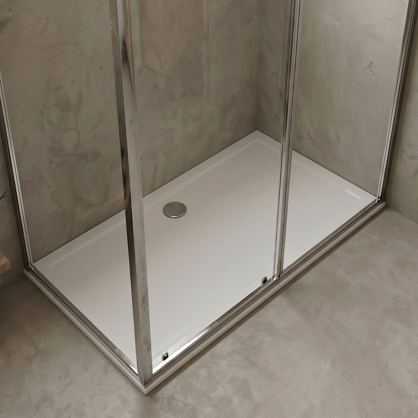 [BETR051] Premium Rectangular Shower Tray, 40mm Profile, White - Choice of Size - Silo