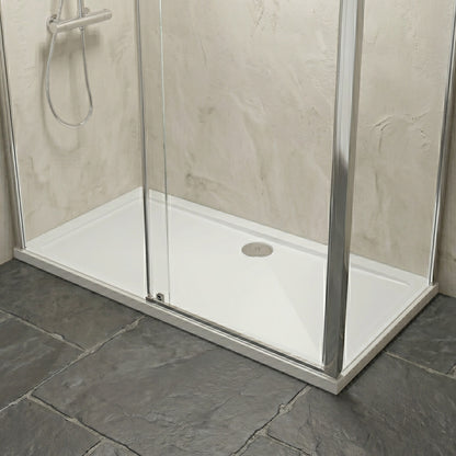 [BETR054] Premium Rectangular Shower Tray, 40mm Profile, White - Choice of Size - Silo