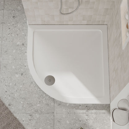 [BETR107] Balterley Shower Tray Quadrant, 40mm Profile Design - Choice of Size and Colour - Lifestyle 1