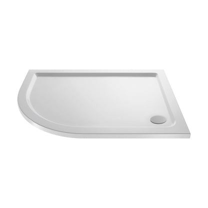[BETR108] Balterley Shower Tray Modern Offset Quadrant Shower Tray, Left or Right Hand - Choice of Size and Finish - Cutout