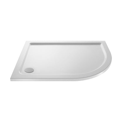 [BETR115] Balterley Shower Tray Modern Offset Quadrant Shower Tray, Left or Right Hand - Choice of Size and Finish - Cutout