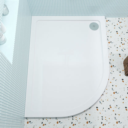 [BETR115] Balterley Shower Tray Modern Offset Quadrant Shower Tray, Left or Right Hand - Choice of Size and Finish - Lifestyle 2