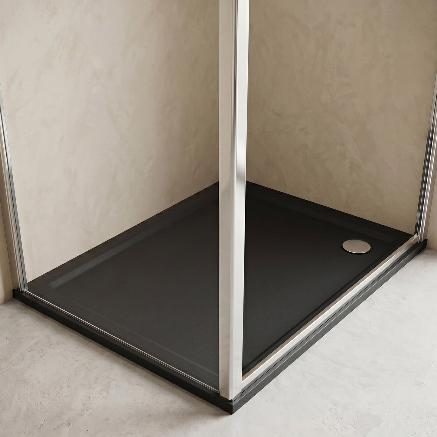 [BETR71013] Balterley Shower Tray Modern Rectangular 40mm Profile Slimline, Slate Grey - Multiple Sizes Available - Silo