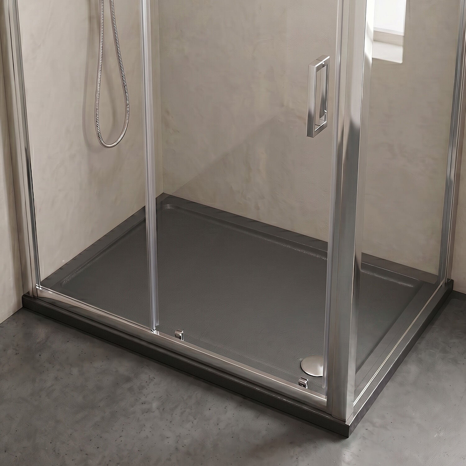 [BETR71014] Balterley Shower Tray Modern Rectangular 40mm Profile Slimline, Slate Grey - Multiple Sizes Available - Silo