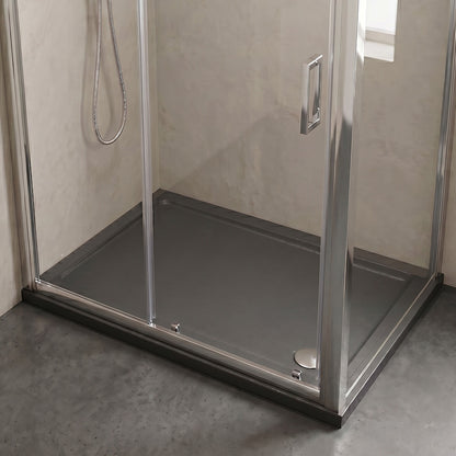 [BETR71014] Balterley Shower Tray Modern Rectangular 40mm Profile Slimline, Slate Grey - Multiple Sizes Available - Silo