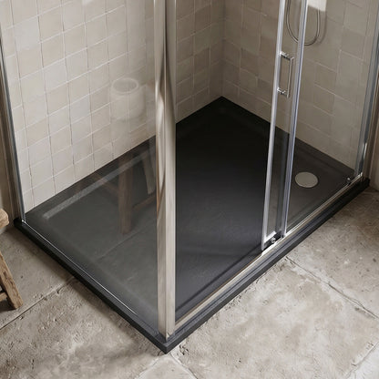 [BETR71018] Balterley Shower Tray Modern Rectangular 40mm Profile Slimline, Slate Grey - Multiple Sizes Available - Silo