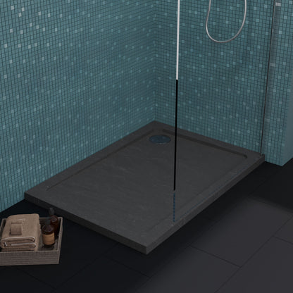 [BETR71021] Balterley Shower Tray Modern Rectangular 40mm Profile Slimline, White or Grey - Multiple Sizes Available - Lifestyle 1