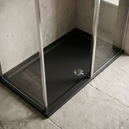 [BETR71031] Balterley Shower Tray Modern Rectangular 40mm Profile Slimline, Slate Grey - Multiple Sizes Available - Silo