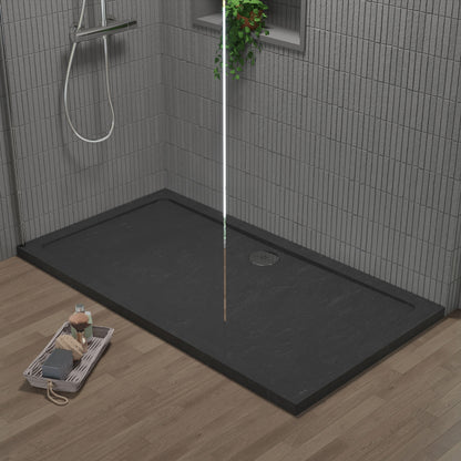 [BETR71032] Balterley Shower Tray Modern Rectangular 40mm Profile Slimline, White or Grey - Multiple Sizes Available - Lifestyle 1