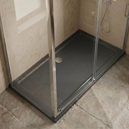 [BETR71042] Balterley Shower Tray Modern Rectangular 40mm Profile Slimline, Slate Grey - Multiple Sizes Available - Silo