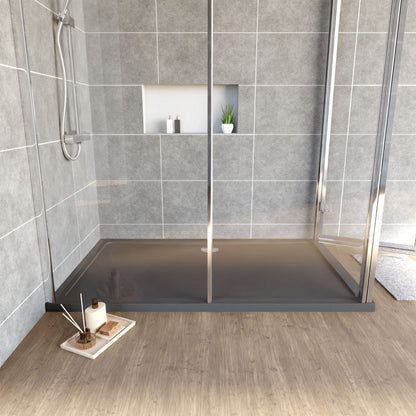 [BETR71044] Balterley Shower Tray Modern Rectangular 40mm Profile Slimline, White or Grey - Multiple Sizes Available - Lifestyle 1