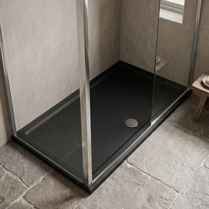 [BETR71053] Balterley Shower Tray Modern Rectangular 40mm Profile Slimline, Slate Grey - Multiple Sizes Available - Silo