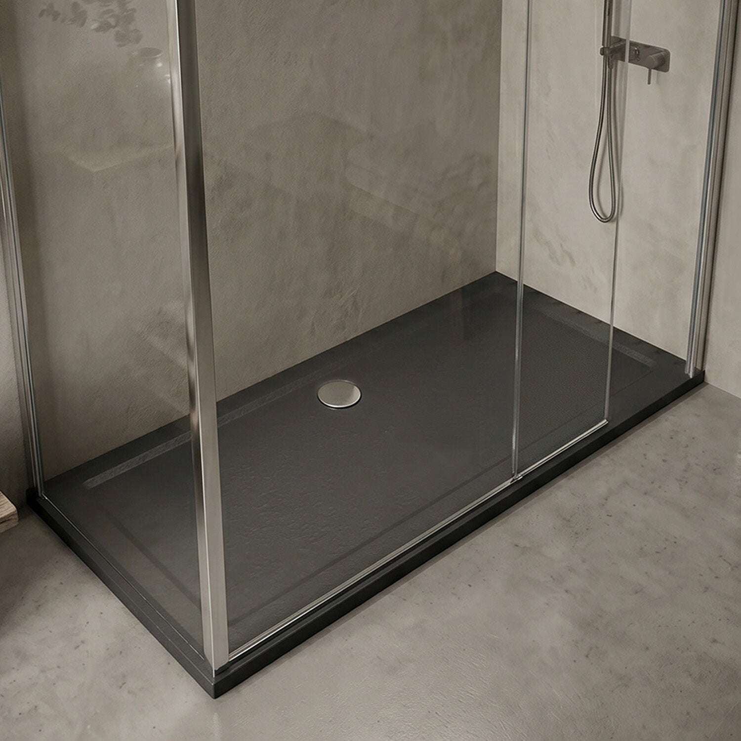 [BETR71061] Balterley Shower Tray Modern Rectangular 40mm Profile Slimline, White or Grey - Multiple Sizes Available - Silo