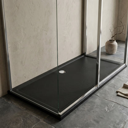 [BETR71073] Balterley Shower Tray Modern Rectangular 40mm Profile Slimline, Slate Grey - Multiple Sizes Available - Silo
