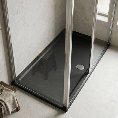 [BETR71074] Balterley Shower Tray Modern Rectangular 40mm Profile Slimline, Slate Grey - Multiple Sizes Available - Silo