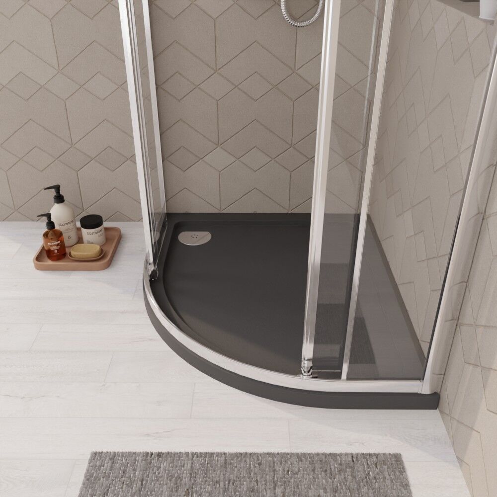 [BETR71102] Balterley Shower Tray Modern Offset Quadrant Shower Tray, Left or Right Hand - Choice of Size and Finish - Lifestyle 3