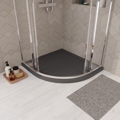 [BETR71104] Balterley Shower Tray Modern Offset Quadrant Shower Tray, Left or Right Hand - Choice of Size and Finish - Lifestyle 1