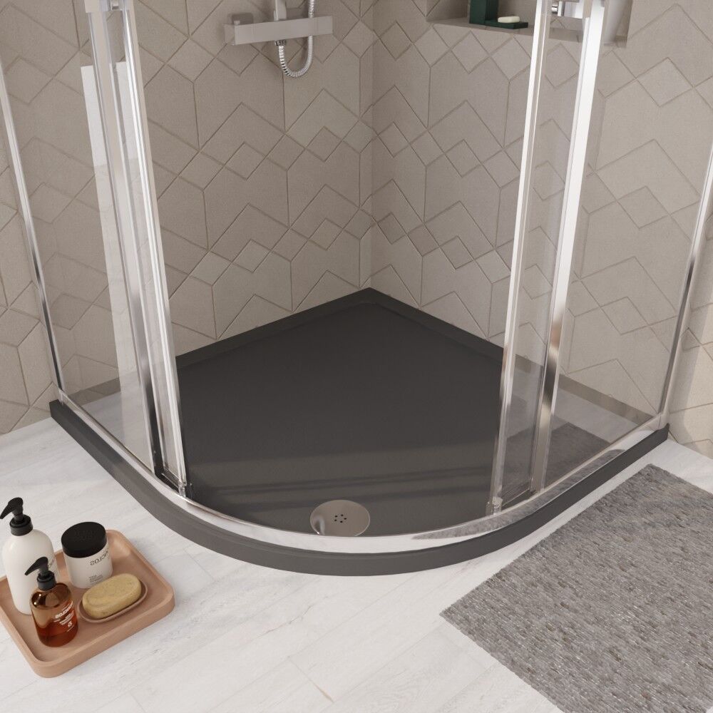 [BETR71107] Balterley Shower Tray Quadrant, 40mm Profile Design - Choice of Size and Colour - Lifestyle 1