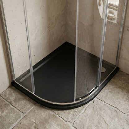 [BETR71108] Balterley Shower Tray Modern Offset Quadrant Shower Tray, Left or Right Hand - Choice of Size and Finish - Silo