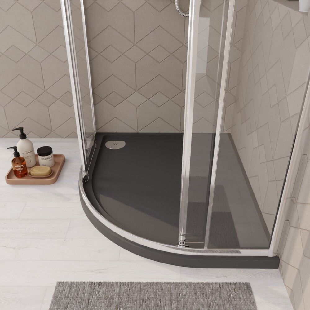 [BETR71109] Balterley Shower Tray Modern Offset Quadrant Shower Tray, Left or Right Hand - Choice of Size and Finish - Lifestyle 3