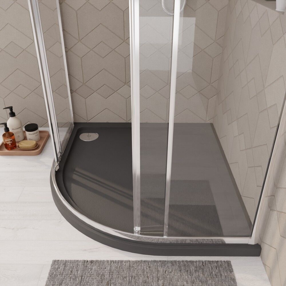 [BETR71111] Balterley Shower Tray Modern Offset Quadrant Shower Tray, Left or Right Hand - Choice of Size and Finish - Lifestyle 3