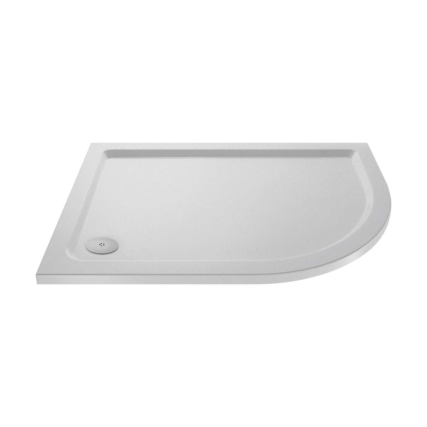 [BETSR102] Slip Resistant Slimline Offset Quadrant Shower Tray - Choice of Size and Orientation - Cutout