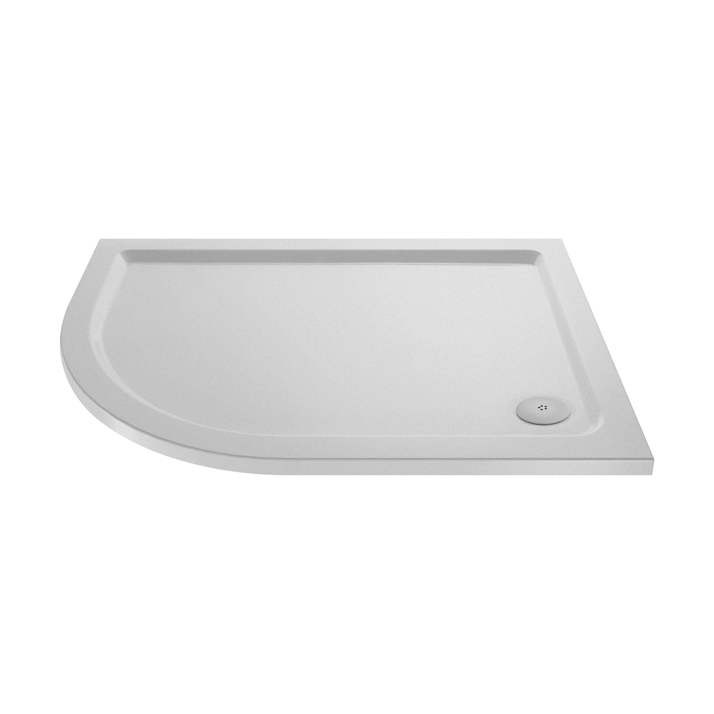 [BETSR112] Slip Resistant Slimline Offset Quadrant Shower Tray - Choice of Size and Orientation - Cutout