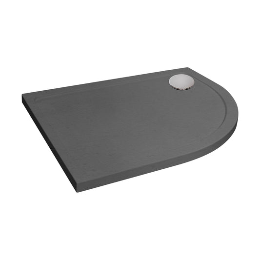 [BETTR79076QR] Stone Tray 900x760RH Quad Slate - Cutout