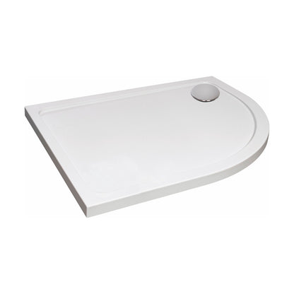 [BETTR91290QR] Bathroom Offset Quadrant Shower Tray - Choice of Size and Orientation - Cutout