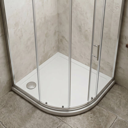 [BETTR99076QL] Bathroom Offset Quadrant Shower Tray - Choice of Size and Orientation - Silo