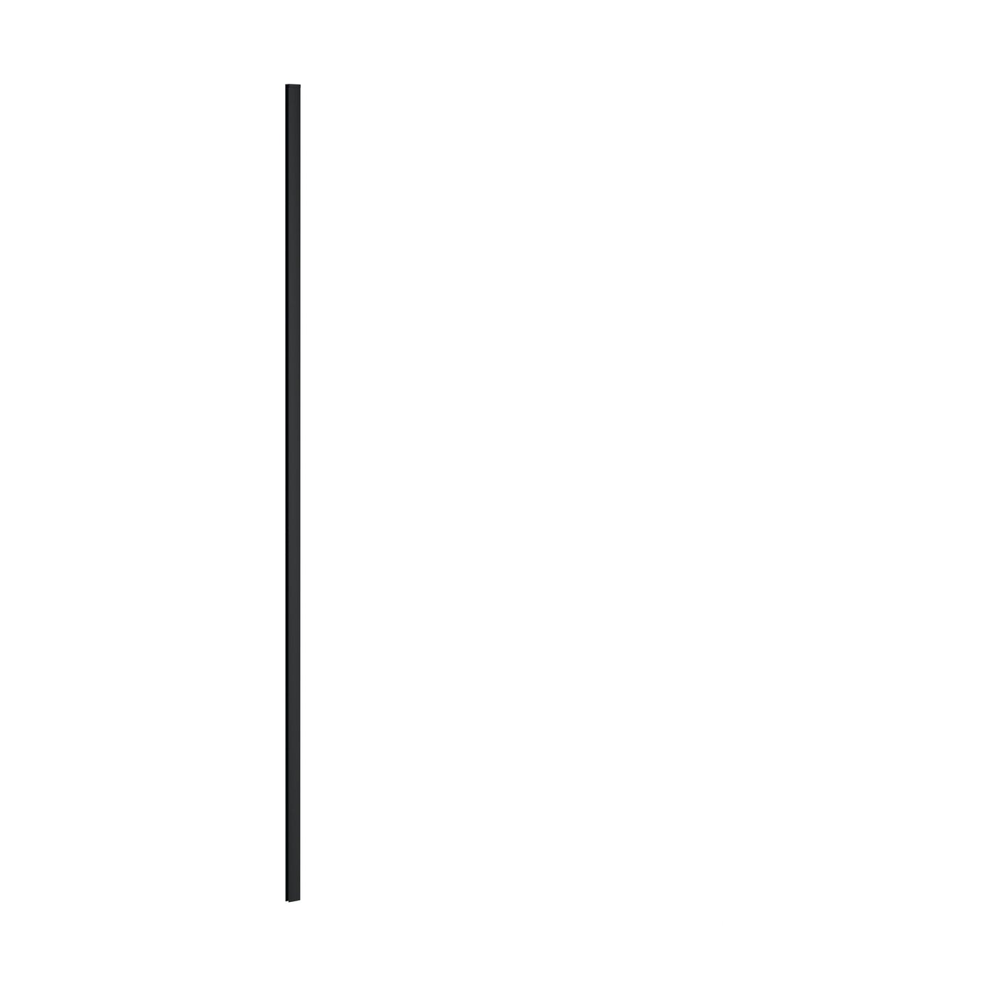 [BEWP009] Wetroom Wall Channel 1850mm Black - Cutout