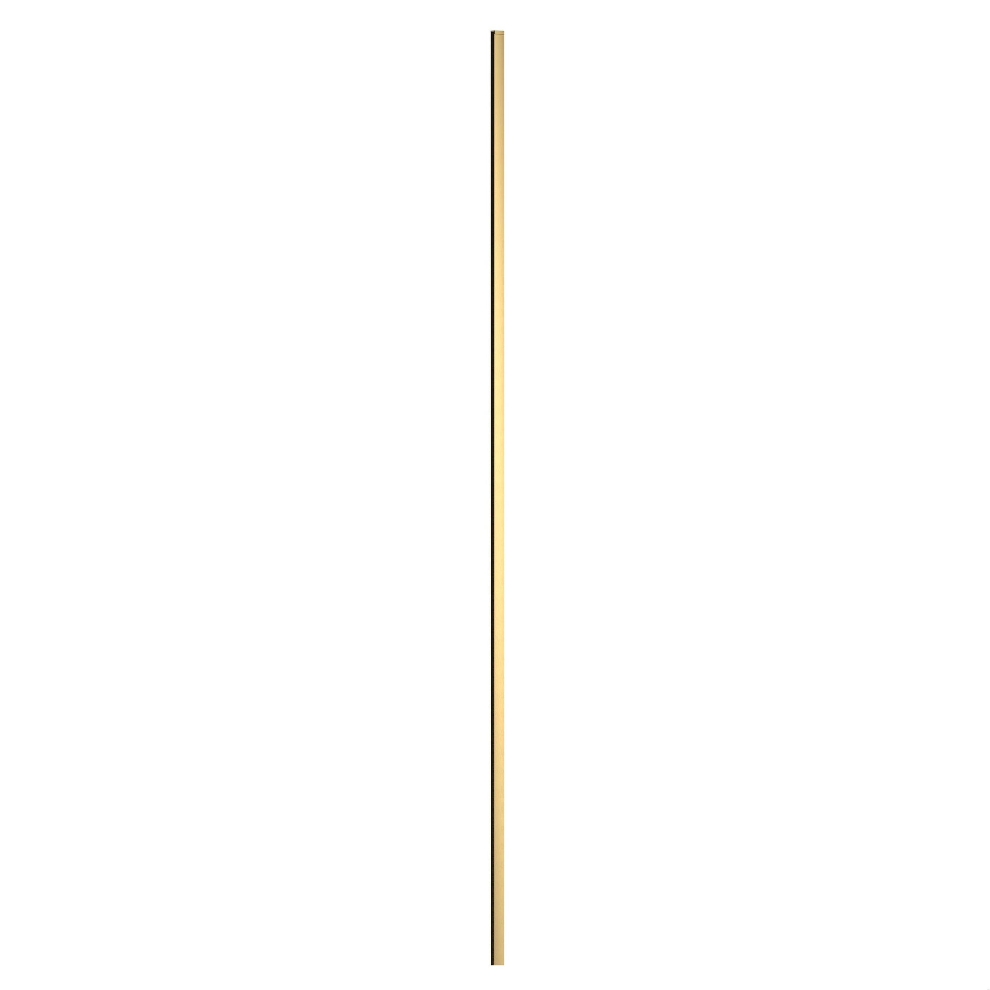 [BEWP015UF] 1950mm Undrilled Flat Profile Brass - Cutout