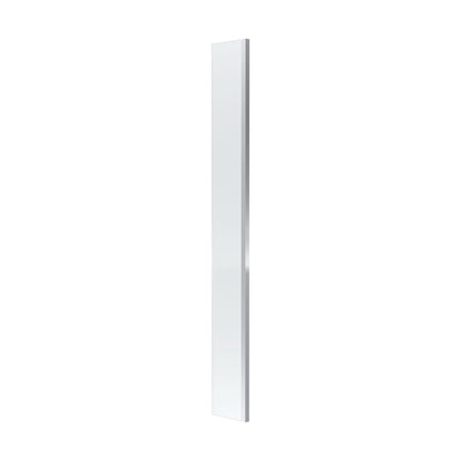 [BEWS18025] Balterley 8mm Toughened Safety Glass Wetroom Return Screen: 215mm x 1850mm, Polished Chrome - Cutout