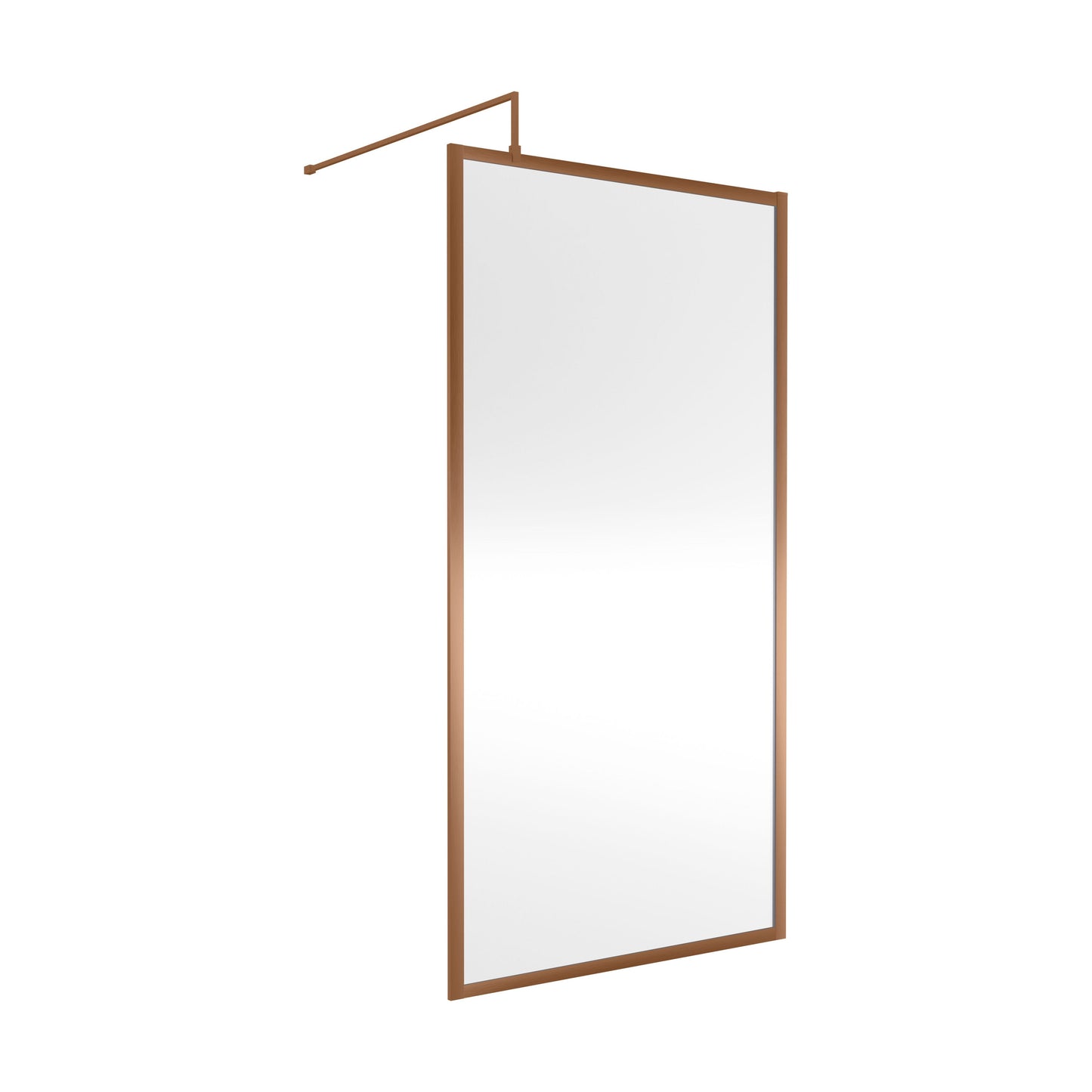 [BEWSFBZ1810] Balterley Framed Wetroom Screen, 1000mm, Brushed Bronze - Cutout