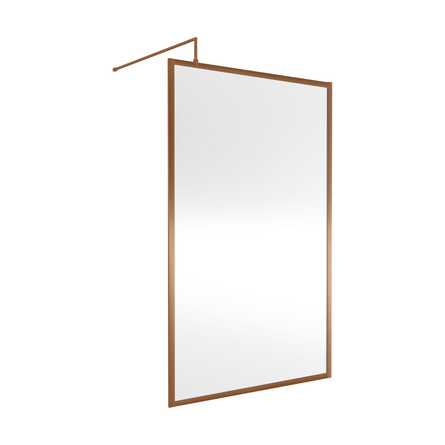 [BEWSFBZ1812] Balterley Framed Wetroom Screen, 1200mm, Brushed Bronze - Cutout