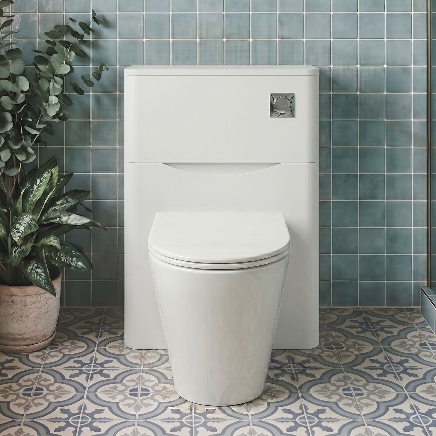 [BFAC141] Dunwood Floor Standing WC Toilet Unit, 550mm, Choice of Colour - Silo