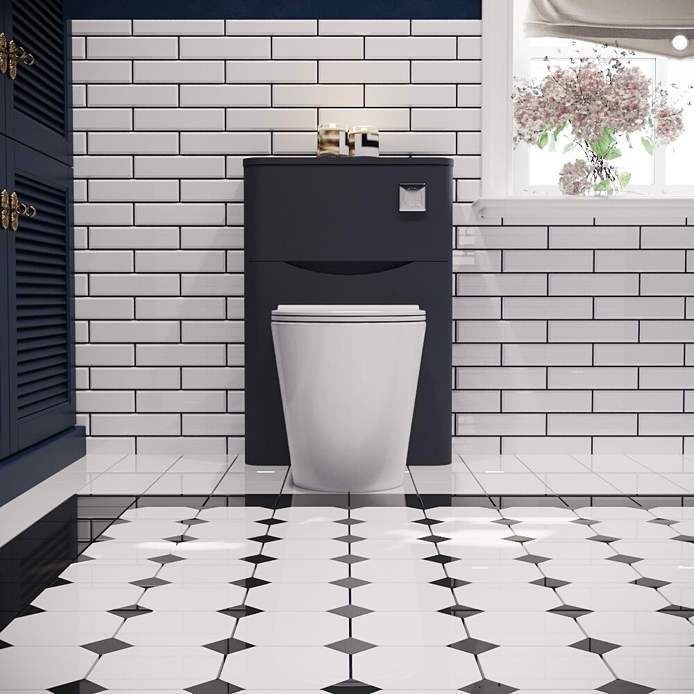 [BFAC1441] Dunwood Floor Standing WC Toilet Unit, 550mm, Choice of Colour - Lifestyle 1