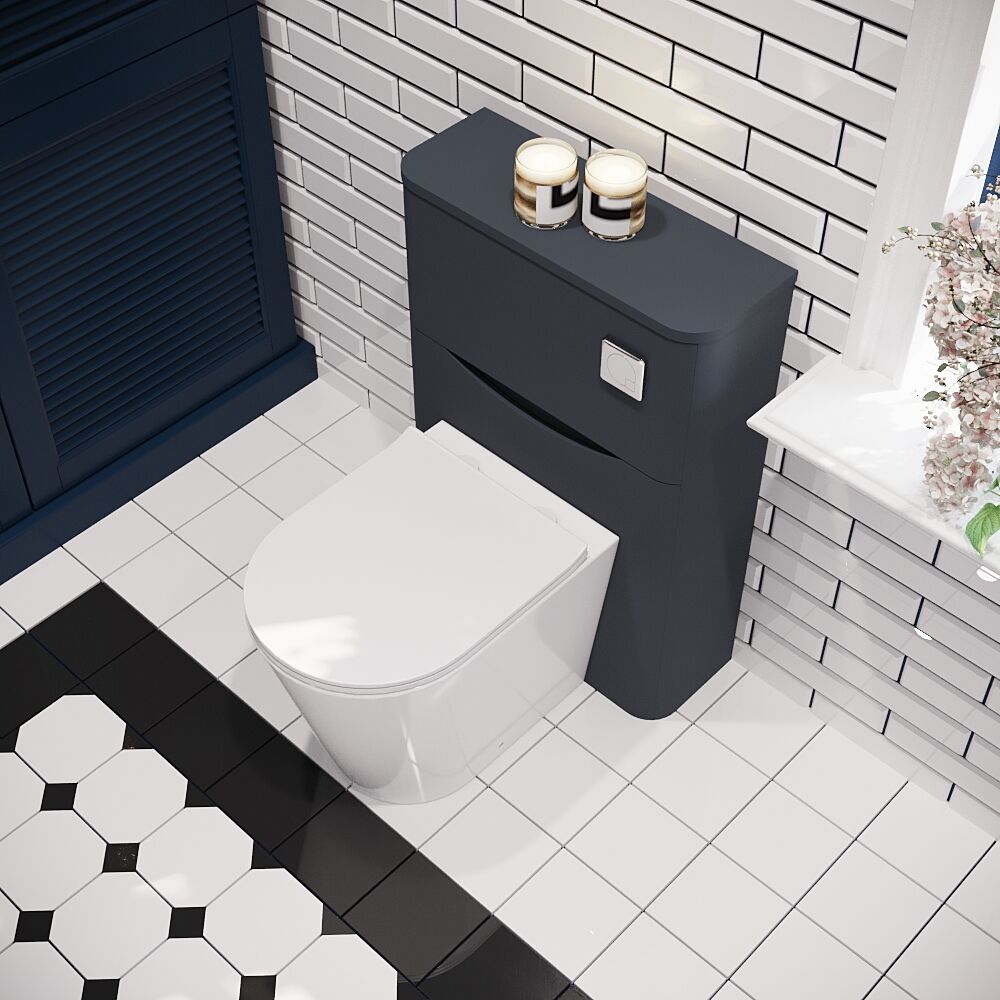 [BFAC1441] Dunwood Floor Standing WC Toilet Unit, 550mm, Choice of Colour - Lifestyle 2