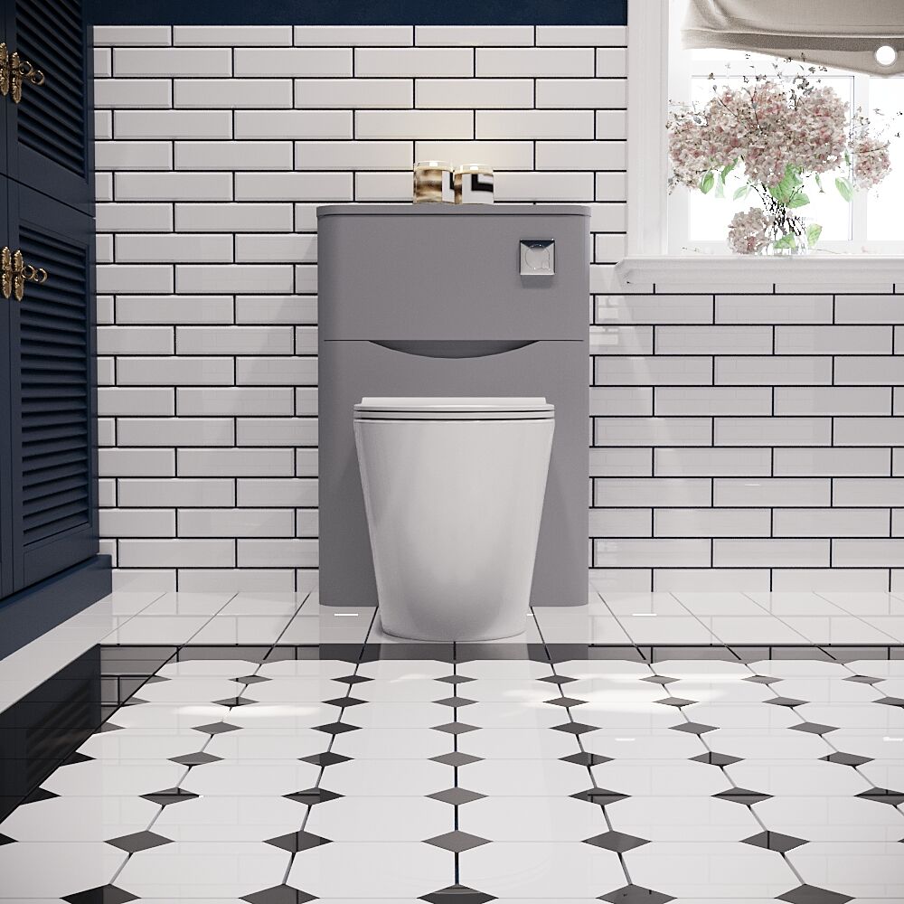 [BFAC241] Dunwood Floor Standing WC Toilet Unit, 550mm, Choice of Colour - Lifestyle 1