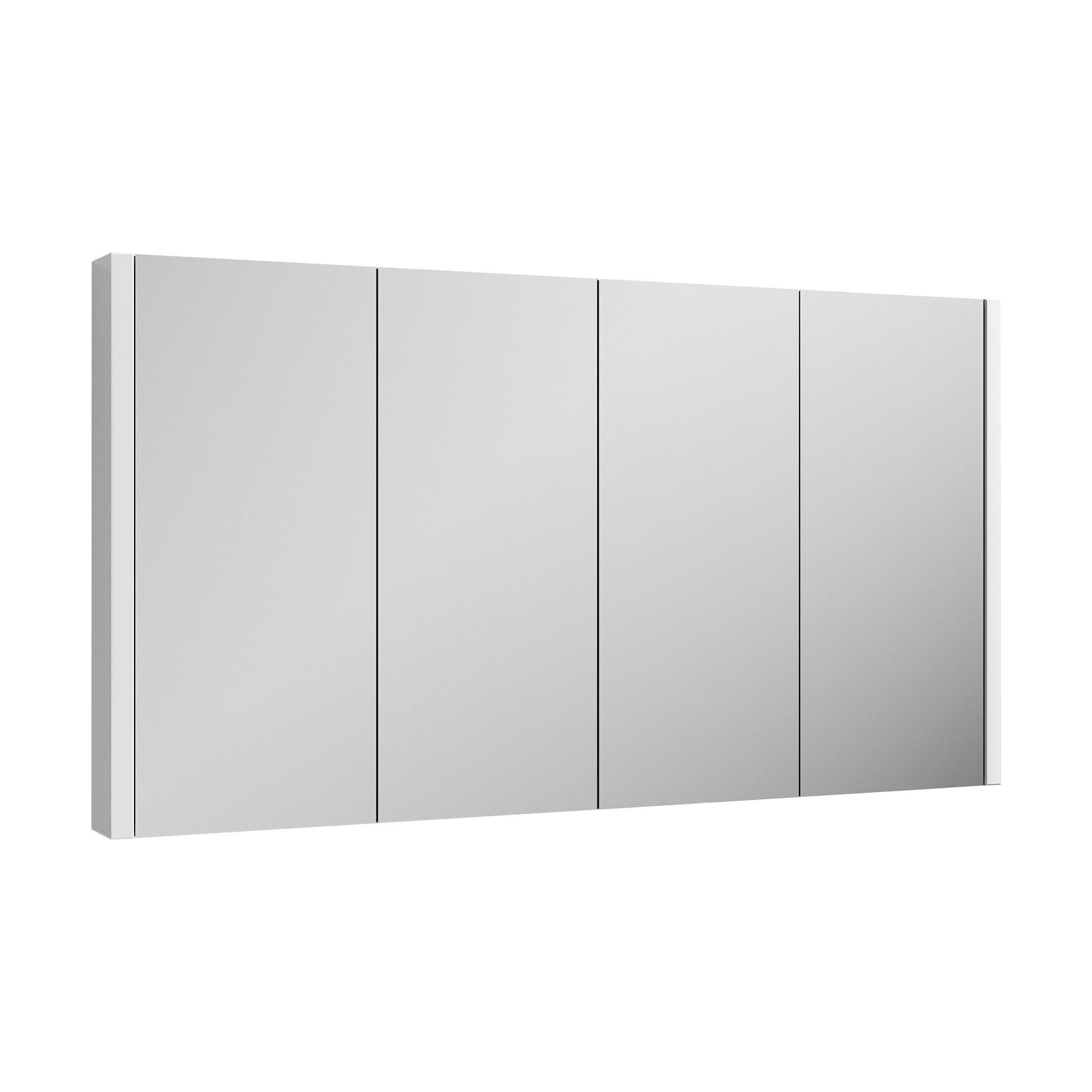 [BFBI118] 1200mm Mirror Cabinet GLWHITE - Cutout