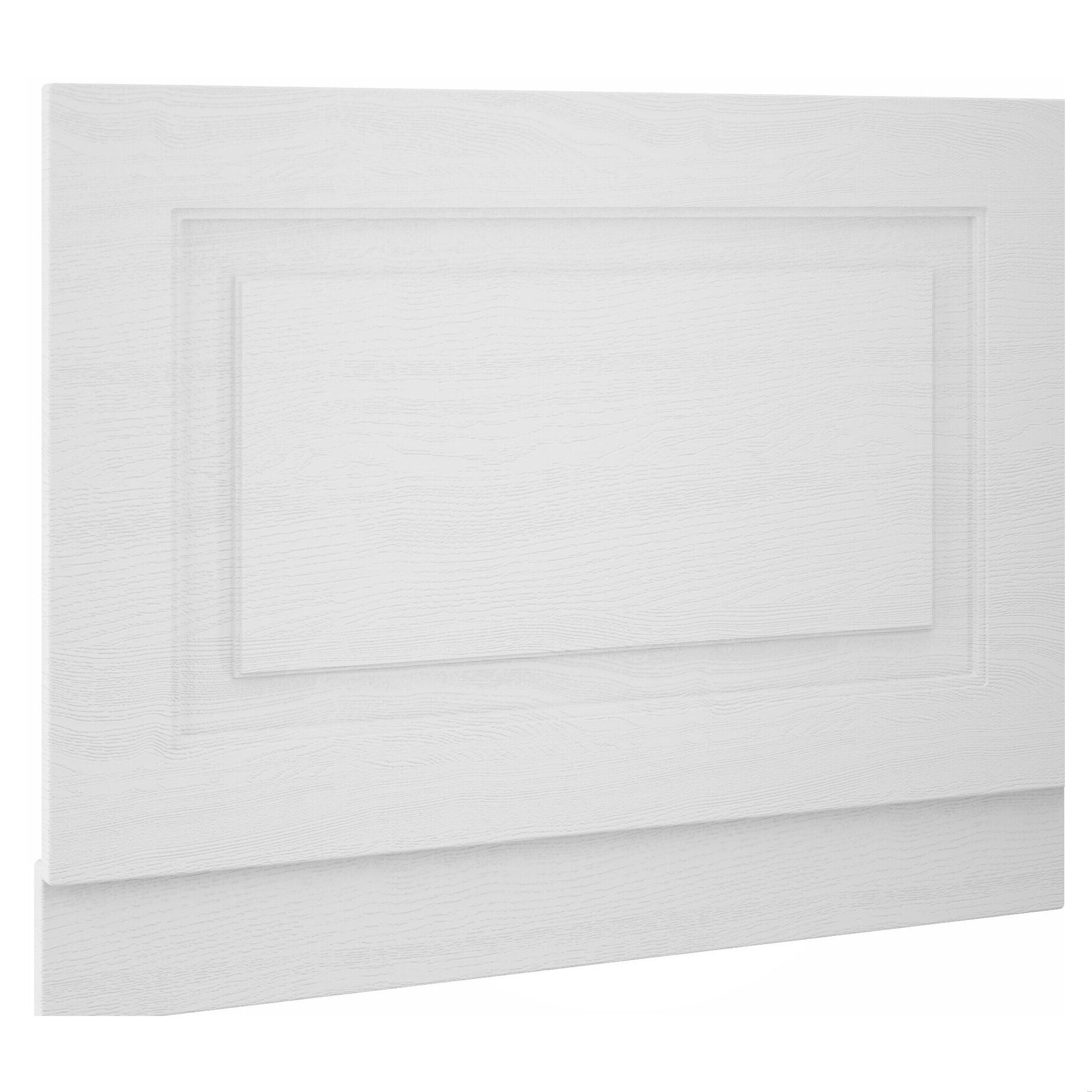 [BFBY112P] 750mm Bath End Panel WGWHT - Cutout